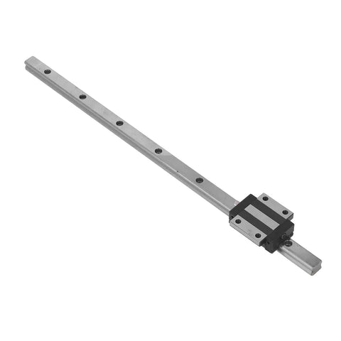 Heavy Duty Linear Sliding Guide Kit With 300mm Rail And Bearing Steel Blocks For 3D Printers, CNC Machines, And Automation Gear, Smooth Motion, High Precision, Built To Last And Ready To Roll, 300mm steel rail with bearing block