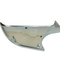 Premium Chrome Mirror Lower Cap For Tesla Model 3 Right Side Rearview Wing Tray Replacement, shiny chrome finish, interior view.