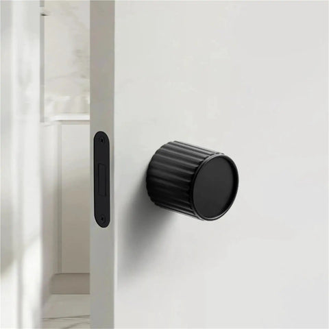 Low Noise No Fuss Bedroom Door Lock Universal Privacy Knob Handle For Home Furniture Silent Chinese Style Hidden Key Lock
