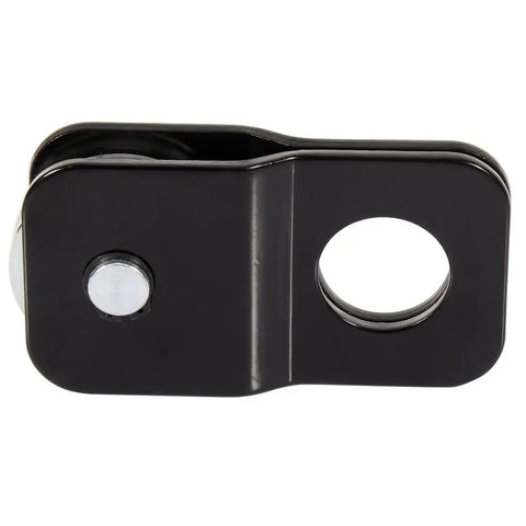 8000 Lbs Heavy Duty Snatch Block Pulley For Winch Recovery Vehicle Towing features a black steel build and smooth pulley for load hauling.