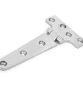 Heavy Duty T Type Stainless Steel Door Hinge For Home Gate 151x75x4.5mm Thickened Polished Finish High Hardness Burr Resistant