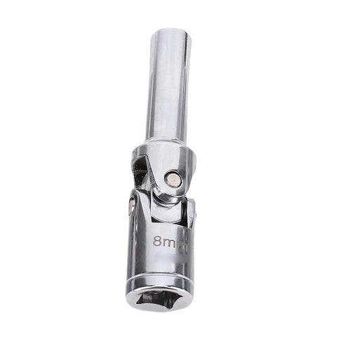 8mm glow plug socket with universal joint from Glow Plug Socket Set Eight Millimeter Ten Millimeter Twelve Millimeter With Three Eighths Inch Drive T Bar Handle And Universal Joint For Automotive Repair And Removal Of Broken Glow Plugs