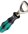 Beast Of A Bottle Opener Durable Stainless Steel Bottle Opener for home bar with green ergonomic handle