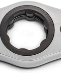 Close-up of reversible handle from Super Handy 42 Piece Metric Ratcheting Tap And Die Set Makes Threading A Breeze With Reversible Handles