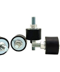 Beefy Heavy Duty Rubber Vibration Isolator Mounts M10 Double Stud Set Four Pack With Non Slip Nuts For Air Compressors Garage Motors And Diesel Engines Anti Vibration Shock Absorbers shown