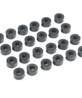 24 Pcs 5Mm Thick Black Nylon Round Spacer Washers For DIY Projects Bumpers And Hardware Spare Parts Kit Flat Durable Spacers For Automotive Motorcycle And Home Repairs, black nylon round spacers