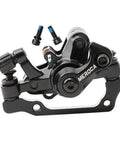 Heavy Duty Mechanical Disc Brake Caliper Front And Rear Kit With Solid Metal Pads For Mountain Folding And Road Bikes, black design.