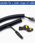 Split Wire Loom Tubing 1 Inch Inner Diameter 10 Feet Long Black Flexible Wire Covers Conduit For Cables Cord Protectors