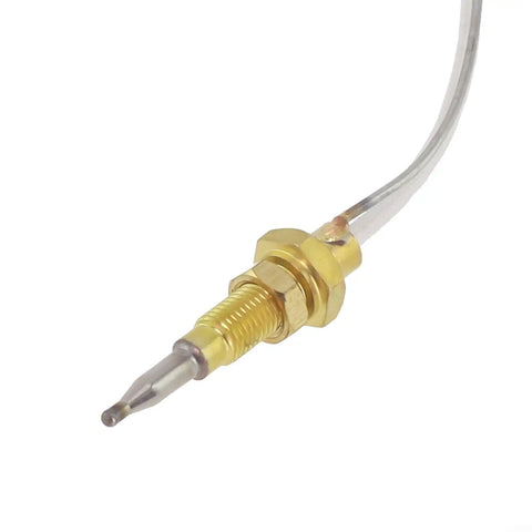 Heavy Duty Gas Stove Thermocouple With Copper Sensor Head And Fast Screw Base for built in burners detail close-up