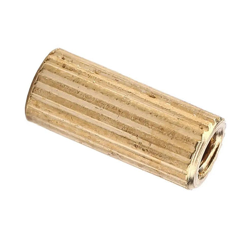 M2 Brass Female Spacers Kit 100 Pieces M2x7 Camera and PCB Spacers for PC Builds and Motherboards Durable Brass Standoffs for Precise Mounting and Spacing In Various Projects brass M2x7 female spacer close-up