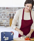 Heavy Duty Manual Bag Sealer With Razor Sharp Metal Tape Dispenser And Sweet Anti Slip Grip Hella Tough Frame in kitchen.