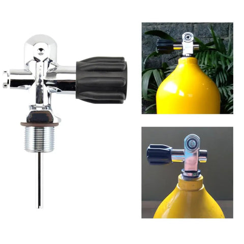 Diving Tank Valve 250BAR For Underwater Adventures Gas Cylinder Valve For Scuba Gear And Pool Tank Accessories Easy Grip