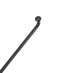 Close-up of Beefed Up 40 Pcs 14G Bicycle Spokes 286mm Length With Nipples Kit, showing single stainless steel spoke tip.