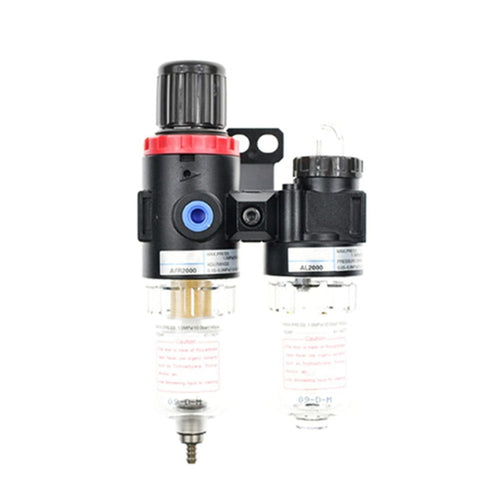 Preparation Unit FRL Filter Regulator Lubricator Combo for pneumatic setup with AFC1500 1/8 inch and AFC2000 1/4 inch fittings