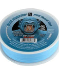 Blue PTFE Thread Seal Tape Three Quarter Inch Heavy Duty For Pipe Fittings And Gas Or Water Lines Leak Proof Sealant Acts As Thread Lubricant And Anti Seize Non Flammable And Non Toxic Ninety Nine Point Six Percent PTFE