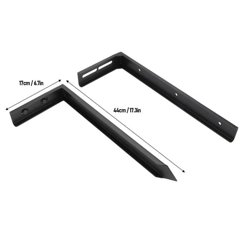 Heavy Duty Fence Post Repair Kit With Steel Stakes For Wooden Fences Inclined Post Fix With Ground Spike components