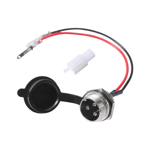 Three Pin Charger Port For Razor MX350 MX400 SX350 ZR350 Dirt Bike Quad And Pocket Mod Scooters Replacement Part 24V And 36V