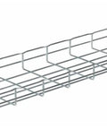 Top Shelf Stainless Steel Flexible Cable Tray 6 By 2 Inch 118 Inch Long Straight Section for organizing cables.