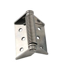 Auto Closing Spring Hinges 2 Pack For High Traffic Doors Prevent Door Slams Keeps Doors Secure Yet Opens Smoothly Durable Indoor Outdoor Use Ideal For Busy Halls, 83mm stainless steel hinge