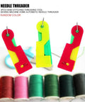 3Pcs Automatic Needle Threader Set For Hand Sewing Easy No Fuss Threading Device For Small Eye Needles Ideal For DIY Embroidery