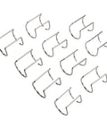 Grab These 10 Pack Plasma Cutter Spacer Guide Rings Perfect Fit For SG-55 And AG-60 high grade steel spacers shown from above.