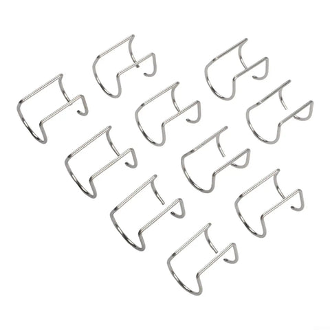 Grab These 10 Pack Plasma Cutter Spacer Guide Rings Perfect Fit For SG-55 And AG-60 high grade steel spacers shown from above.
