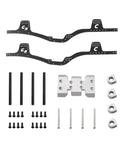 Carbon Fiber RC Car Chassis Frame Kit For SCX10 Capra 1 By 10 Scale Crawler Upgrade components layout