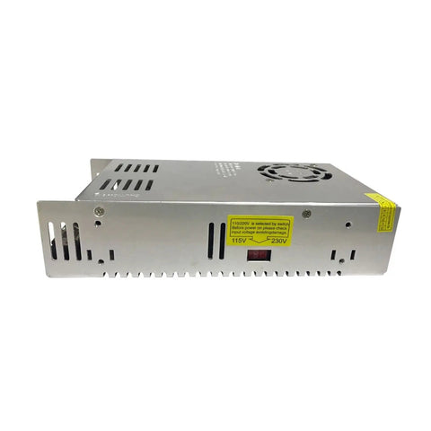 Beefy 12V 30A 360W Regulated DC Switching Power Supply For 3D Printers And Industrial Control Equipment Stable LED Lighting Power Unit High Efficiency Durable Construction Reliable Plug and Play, metal case