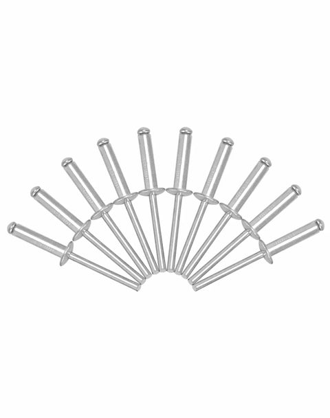 Aluminum Blind Rivets 3/16 By 3/4 Inch 500 Pack Silver For Quick Easy Metal And Wood Fastening High Strength Aluminum Mandrel