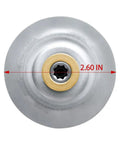 Top view of the Durable Ice Blade And O Ring Replacement Kit For Oster And Osterizer Blenders, stainless steel, with 2.6 in diameter.