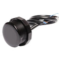 Active Sensor Switch With Distance Measurement And Motion Sensing, NPN Output, 5 to 24 Volts, Compatible, KD200 Style Proximity Sensor For Automation, DIY Projects, And Dope Smart Home Gadgets black round wired sensor
