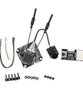OpenIPC Compatible Wyvern Link 200mW VTX accessories for RC drones, showing components for digital image transmission and stable video feed.