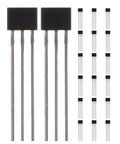40 Piece Hall Effect Sensor Kit For Pro Grade Magnetic Detection In Industrial Lab Research And Electric Vehicle Motor Repair Easy To Use Durable Linear Hall Sensors For Accurate Sensing, black 3-pin sensors