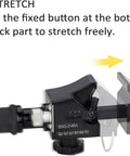 Heavy Duty Adjustable Cable Stripper Cutter Machine With Gauge Wire Insulation Removal Tool showing free stretch feature for adjustments.