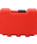 Kick Some Ass With This High Speed Steel Nan Screw Removal Drill Bit Set, A Total Game Changer For DIYers Fixing Stripped Bolts And Broken Fasteners In Your Garage Or Home Workshop Without Any Drama Or Stress. red plastic storage case for screw extractor drill bit set