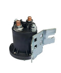 Heavy Duty 12V Or 24V AC Contactor 200 Amp For Stacker Forklift Tail Plate Oil Pump Start Switch Fast Circuit Control, black unit with electrical connections.