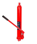 Stark USA 8-ton long hydraulic jack with clevis base; red with side pump lever