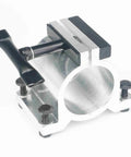 65Mm Diameter Aluminum CNC Spindle Motor Holder Mount Bracket Clamp For Engraving Machines With Cast Construction Adjustable Handle Stable Mount Easy Install Ideal For Milling Routing And DIY Engraving Projects, aluminum spindle clamp