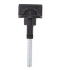 Spare Tire Retainer Bolt Clamp Replacement for Cars and Trucks Heavy Duty Direct Fit Hold Down Bolt Holder for Wheel Assembly 74652 SDA 003 Premium Metal, black head with threaded metal rod.