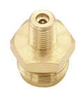 Quarter Inch Quick Connect To 1-20 Male Cylinder Thread Propane Adapter Fitting For 1 Pound Bottle Ideal For RV Camper Portable Grill And Stove
