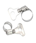 Top Notch 41 Piece Adjustable Worm Gear Hose Clamp Kit Made From Heavy Duty 304 Stainless Steel Perfect For Plumbing Automotive Tunes And Industrial Repairs This Solid Tool Set Handles Sizes From 8mm To 38mm And Lets You Tighten Or Loosen Any Fitting. stainless steel worm gear hose clamps with removable handle