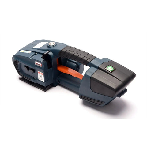 Heavy Duty Electric Strapping Machine With Ergonomic Grip For PP PET Belt Sealing Locks Down Pallet Cartons Fast Rugged Alloy Frame.