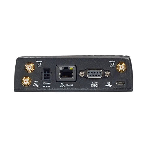 Back view of Rx55 4G LTE A Router For Industrial IoT With Wi Fi Ultra Low Power Rugged Design Edge Intelligence Advanced Networking