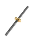 8Mm Brass Flange Lead Screw Nut With 2Mm Pitch And 8Mm Lead For CNC Parts And 3D Printer Upgrades Fits Ender 3 CR-10
