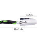 Garden Trowel And Wide Hand Shovel with pointed tip and soft rubberized non-slip ergonomic handle, 30 cm aluminum