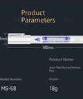 Action Figure Joint Reinforcement Glue Pen For Model Kits Toy Repair Adhesive Quick Cure Formula, 143mm long.