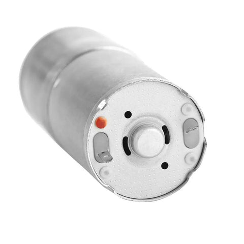 Close-up of 12V Mini DC Gear Motor 60RPM Dope High Torque Reversible Micro Electric Motor With Metal Gearbox 25mm Shaft