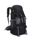 50L Go To Waterproof Hiking Backpack For Camping And Trekking With Heavy Duty Internal Frame And Tear Resistant Ripstop Nylon