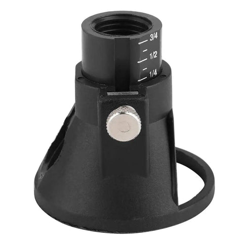 Pro Rotary Drill Locator Positioner for Electric Grinder and Multi Tool Cutting Kit with adjustable steel guide rod.