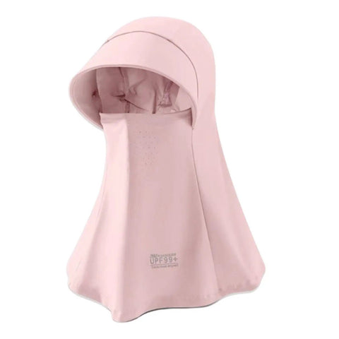 Cooling Balaclava Face Mask Sun Hat With Neck Flap UPF 99+ UV Protection For Hiking Cycling Fishing Travel Breathable Nylon Ice Silk Cooling Fabric Keeps You Cool In The Sun Pink product image